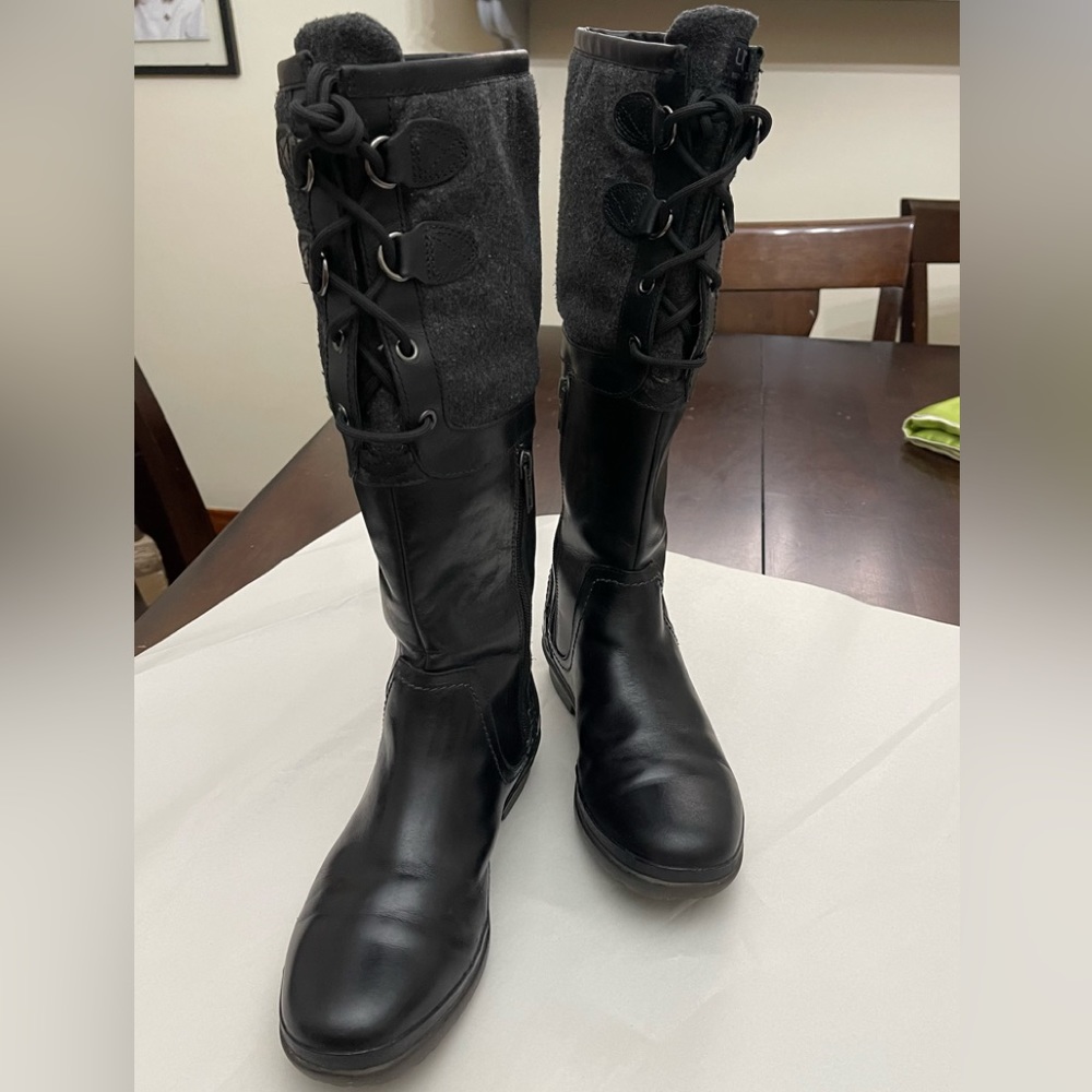 Ugg Elsa Leather/Wool Tall Boot